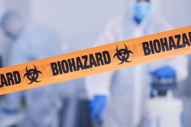 Professional Biohazard technician working in Marion, SC